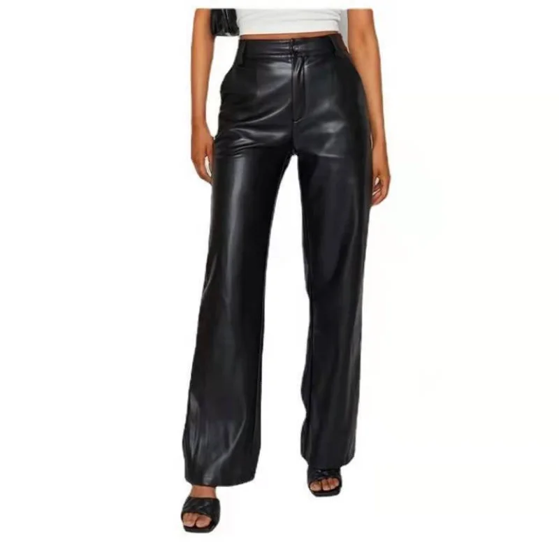 2023 Push Up Leather Pants 2023 New Arrivals Long Leather Pants Women