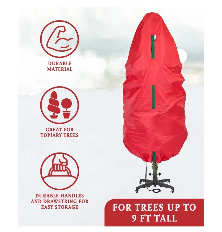 Custom Christmas Tree Storage Bag Large Upright Tree Cover Bag