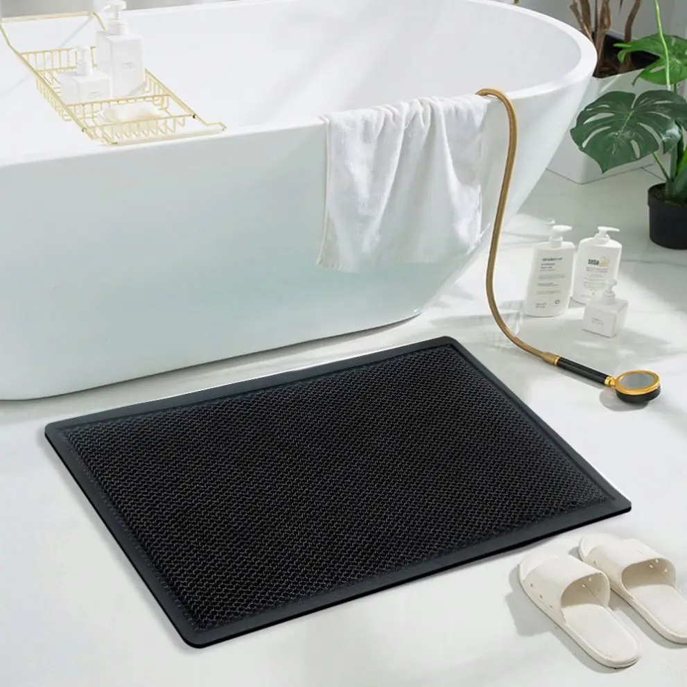 Water Absorbing Special Non Slip Bottom Safe Classic Customizable Bathroom Floor Mat