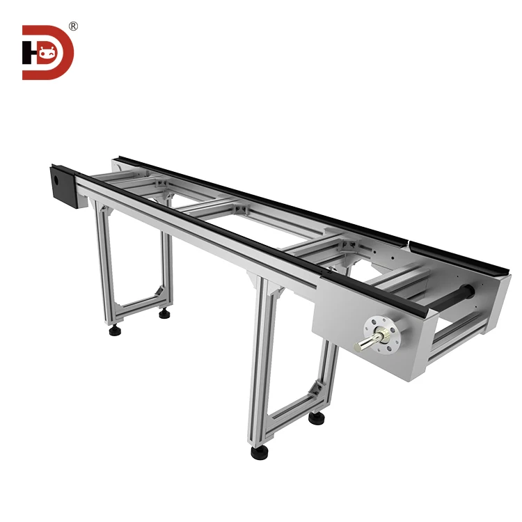 PTS1/H Sheet Based Belt Conveyor Line Body Black Flat Belt Anti-static Assembly Line Tray Conveyor Customization factory