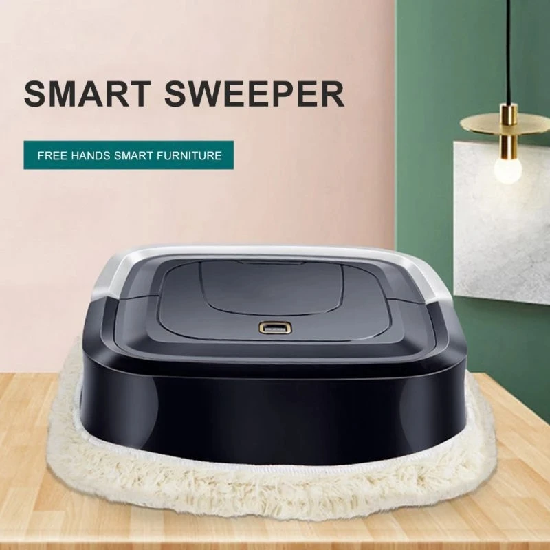TOP17   Recharge Smart Robotic Home Appliances Sweeper Dust Cleaning Machine Vacuum Cleaner Portable Floor Mopping Robot
