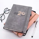 Custom 2022 Planner A5 Hardcover Pu Leather Notebook Diary With Elastic Band