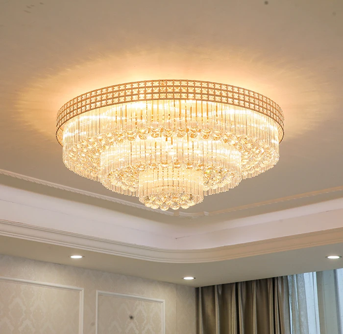 living room crystal ceiling lights