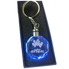 Key Chain Design Keychain Creative Custom Key Chain Led Gift 3D Happy Birthday Giveaway Glass Keychain