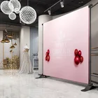 Adjustable Telescopic Banner Stand Large Tube Repeat Christmas Decoration Backdrop Banner Stands