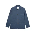 Winter Jacket Winter 100% Cotton Soft Shell Winter Blank Button Up Chore Patch Work Jacket For Men Winter Wear