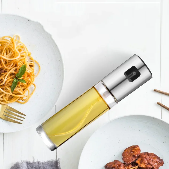 Chinagama New Kitchen Utensils Cooking Olive Oil Spray Oli Sprayer Bottle Stainless Steel Oil bottle