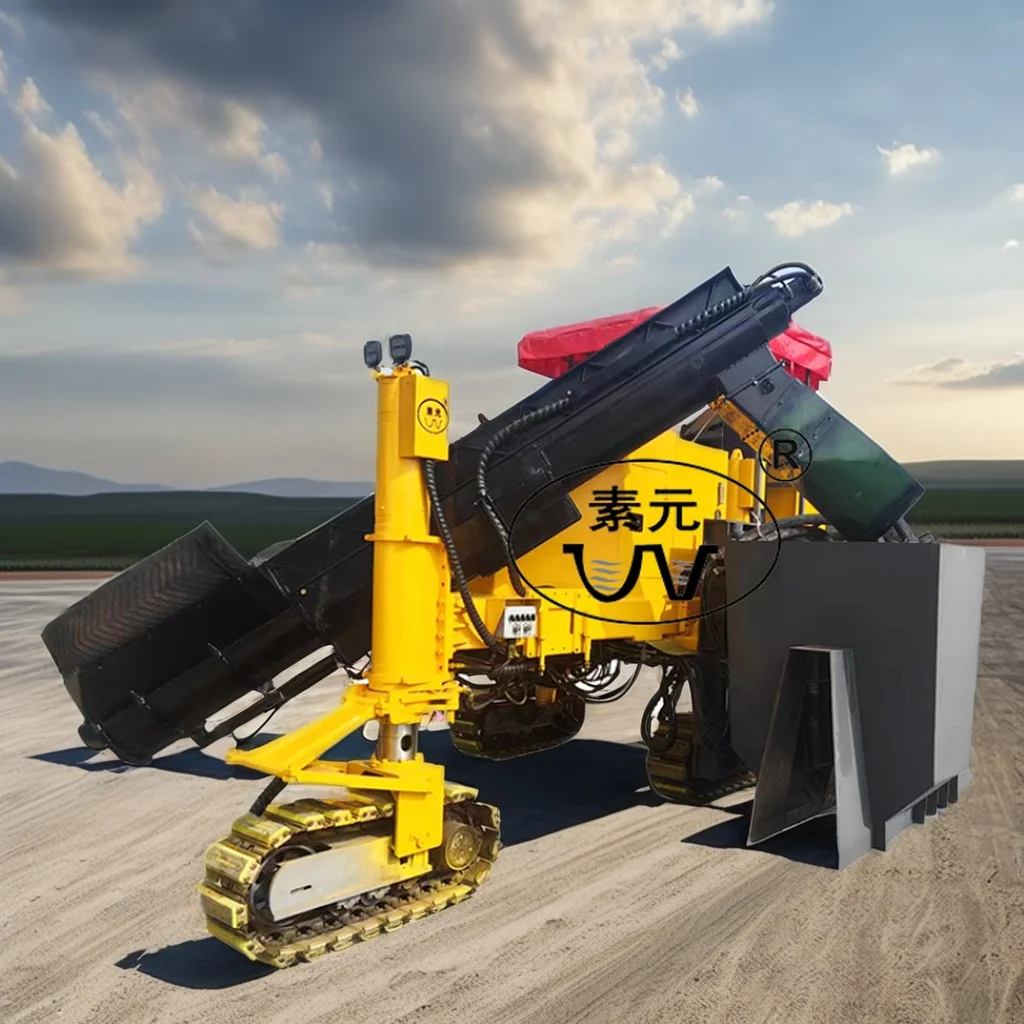 product landscape curbing concrete kerb making machine road drainage ditch slipform paver forming machinery-2