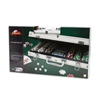 Poker 2 Playing Cards 5 Dices Aluminum Case Custom ABS 300 Pieces Poker Chips Set