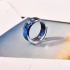 Acrylic Rings Fashion Black Purple Punk Style Acrylic Rings Fashion Resin Rings Jewelry Women