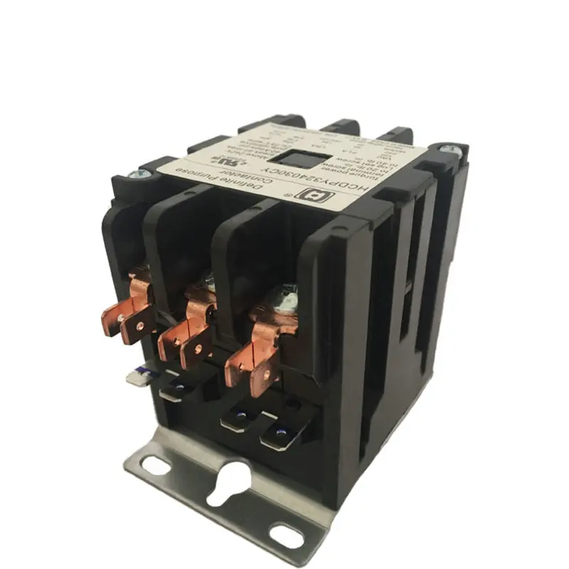 2 pole 3 pole air conditioning contactor magnetic ac contactor 24v, 220v details