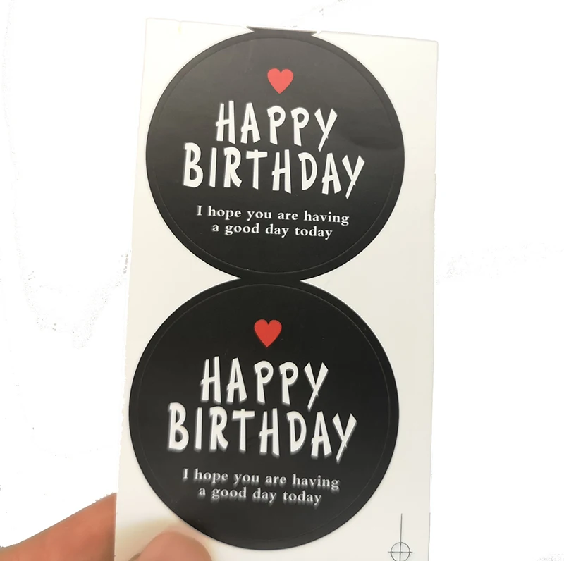 small printed stickers