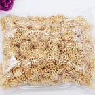 Accessories Do-It-Yourself Jewelry Accessories Alloy Metal Golden Color Eye Bolts Nails 9-Shape -Screws