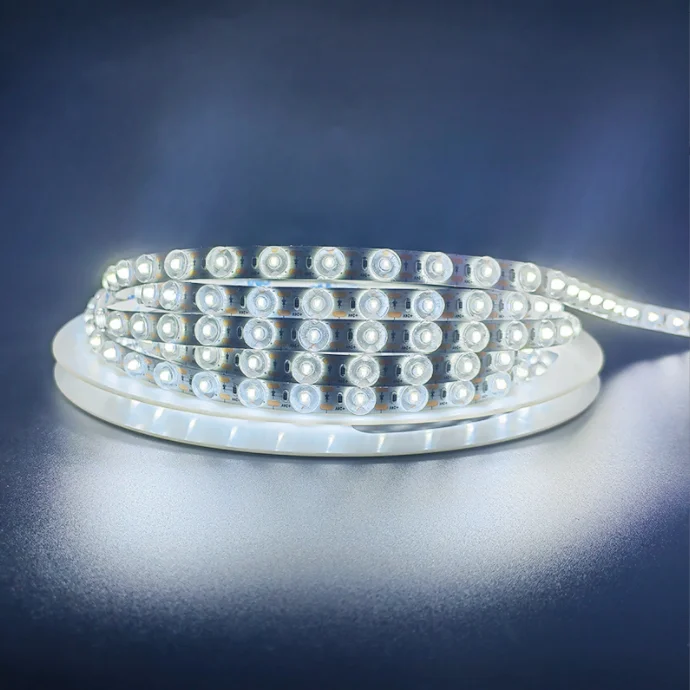 Cheap cob LED lamp with 12V 24V width 11mm flexible lamp with lens 48D 12mm 2835 60D high light bead high lumen lens lamp strip