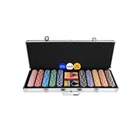 Poker 500 Chip Poker Set With Aluminium CaseCrown Clay Poker Chip Set