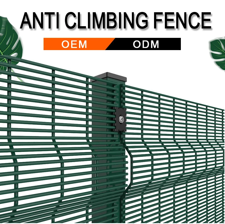 Fence Anti Climb High Security Fence M Panels Wire Mesh Clear View