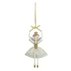White Wings Hanging Ornament Handmade White Angel Hanging Tree Christmas Ornament Import With Wings