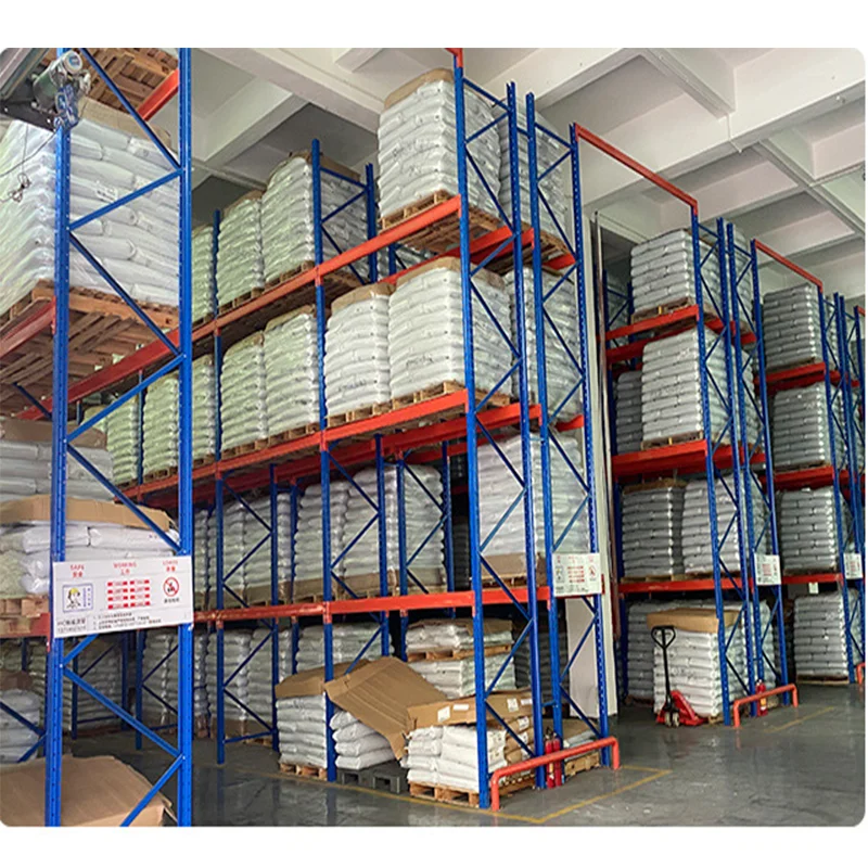 Gui chang 3000KG 3T 3 ton Triple Support Warehouse Heavy Duty Pallet 3 Layers Racks Double Load Beam Rack Vna Pallet