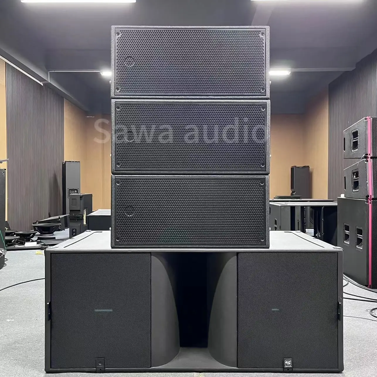 Hdl 20 A Dual 10 Inch Active Two Way Line Array Speakers Professional