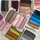 Shawl High Quality New Solid Color Jersey Soft Women Muslim 30 Colors Modal Cotton Shawl Hijab Scarf 170*60cm