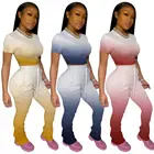 Set Clothing Sets Crumple Pants 2 Piece Pant Set Women 2 Piece Set Women Clothing 2021 Stacked Pants Sets