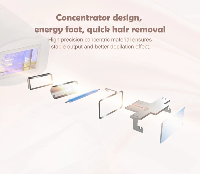 Portable Home Use Beauty Machine with IPL Permanent Laser Hair Removal Handset Mini Ice Cooling for UK US Plug