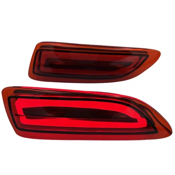 Car Led Rear Brake Lights Bumper Lamp For Toyota Corolla 2011 2012 2013 A Pair Light Guide Plate