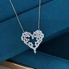 Gold Diamond Diamond Factory Outlet Women 18K Gold Plated Pendant Love Diamond Necklace