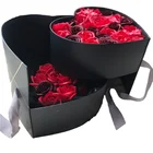 Shape Gift Customizable Heart Shape Flower Packaging Gift Boxes