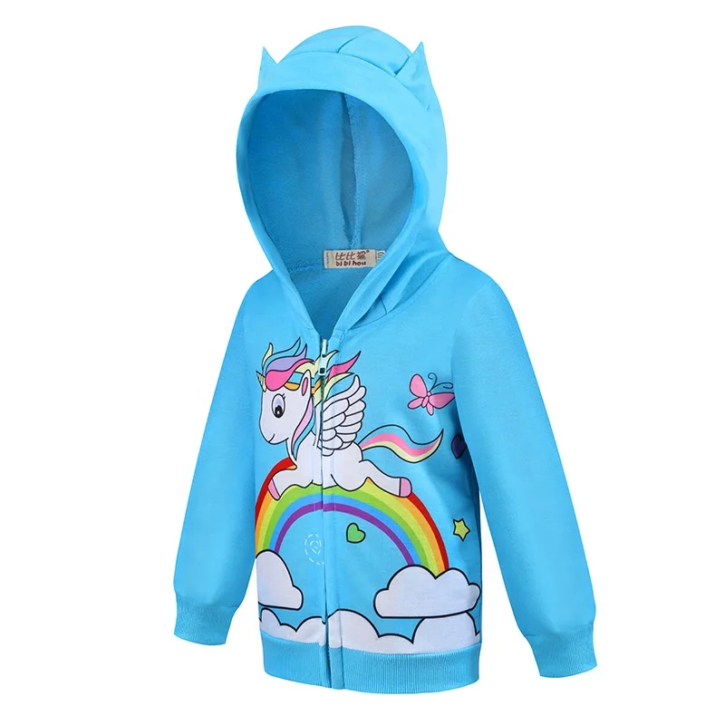 Kids zip up hoodie, boys fleece Sweatshirts for toddler and teen girls 3-12Y