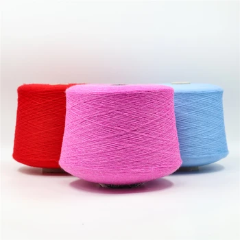 Wholesale 18S/2 APN Dyed Blended Acrylic Nylon PBT Melange Weaving Yarn High Strength Ring Spun for Flat Machine Knitting Sewing