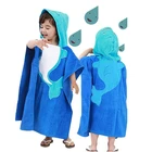 Animal Towels Microfiber Character Kids Hand Animal Hooded Bath Towels Ponchos