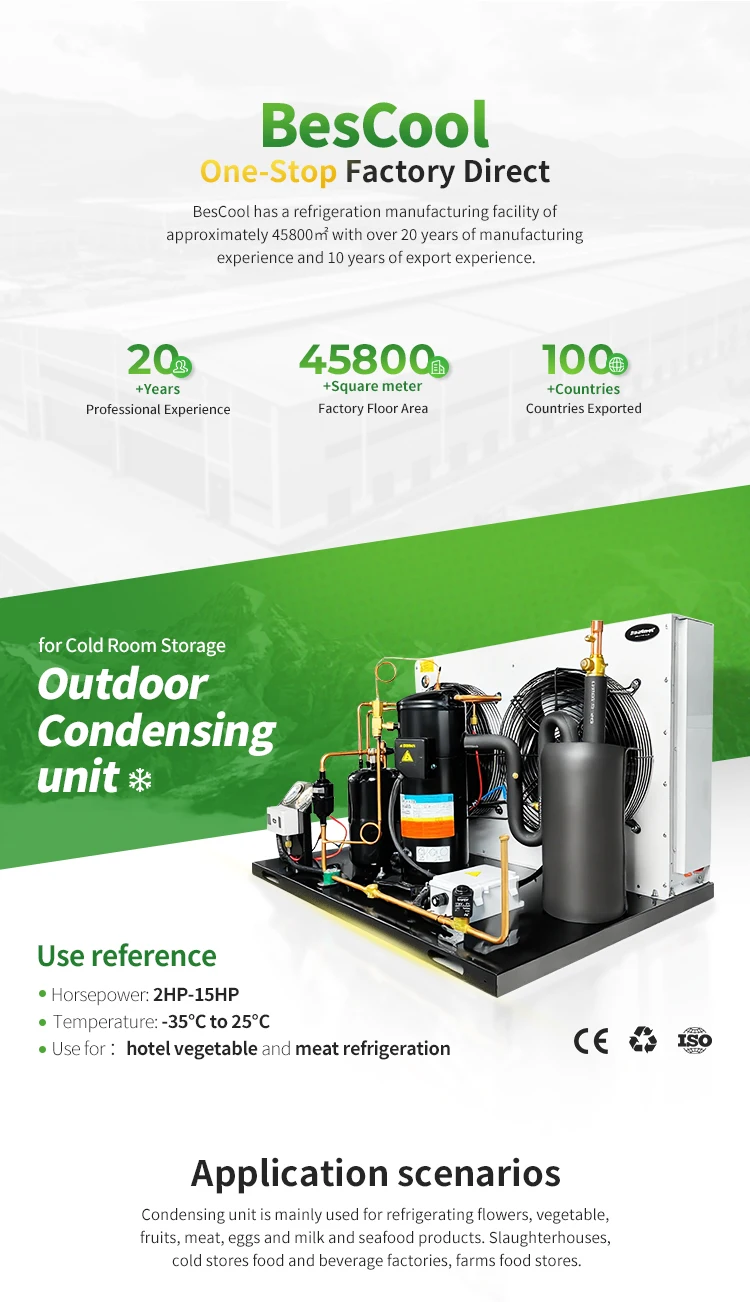 Condensing Unit, 380V/50Hz, Scroll, 3-Phase - detail 2