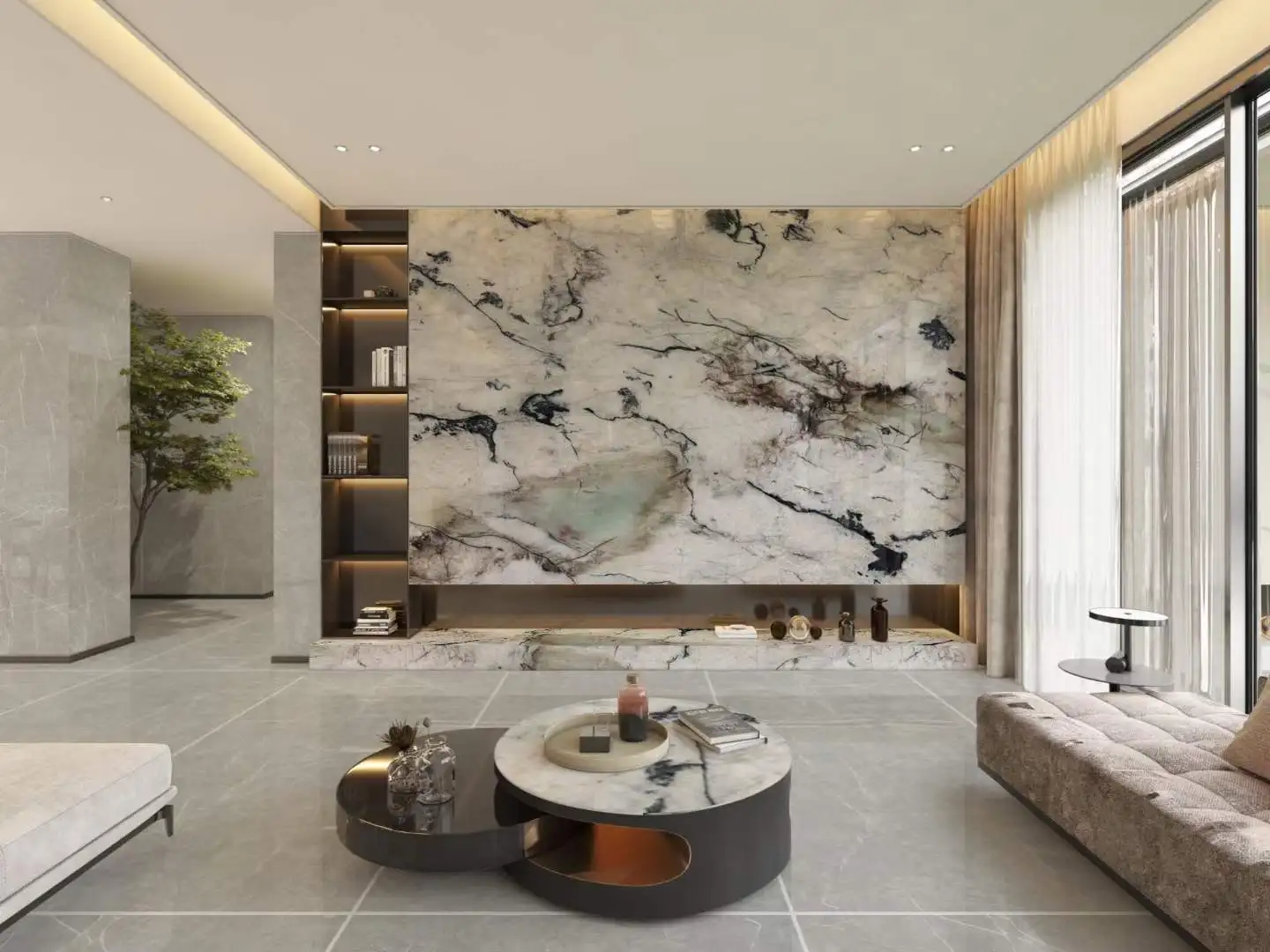 product natural polished cristallo for quartzite dolomite big slab translucent wall panel decor for villa with 1 year warranty-9