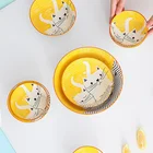 Japanese Japanese Style Lovely Cartoon Cat Design Series Binaural Dish