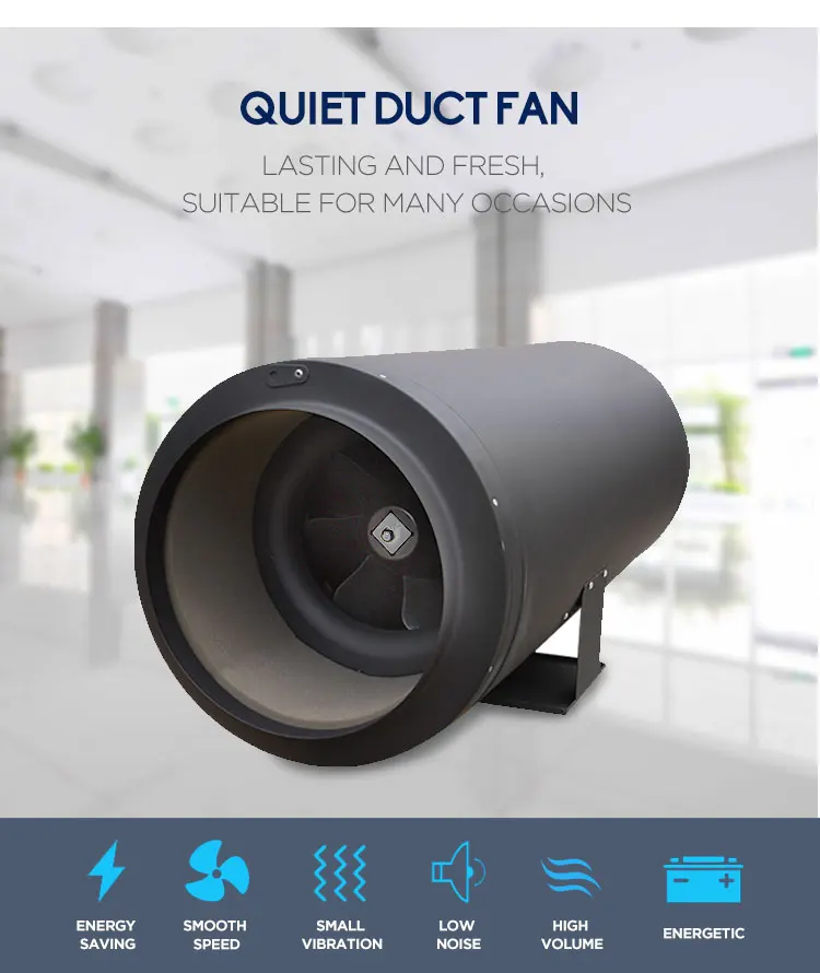 Garden Silent Duct Fan, Plastic, 120V, Electric - detail 4