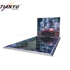 Show Floor Booth Show Trade Show Dance Glass Floor Glamping Stage For Exhibition Booth
