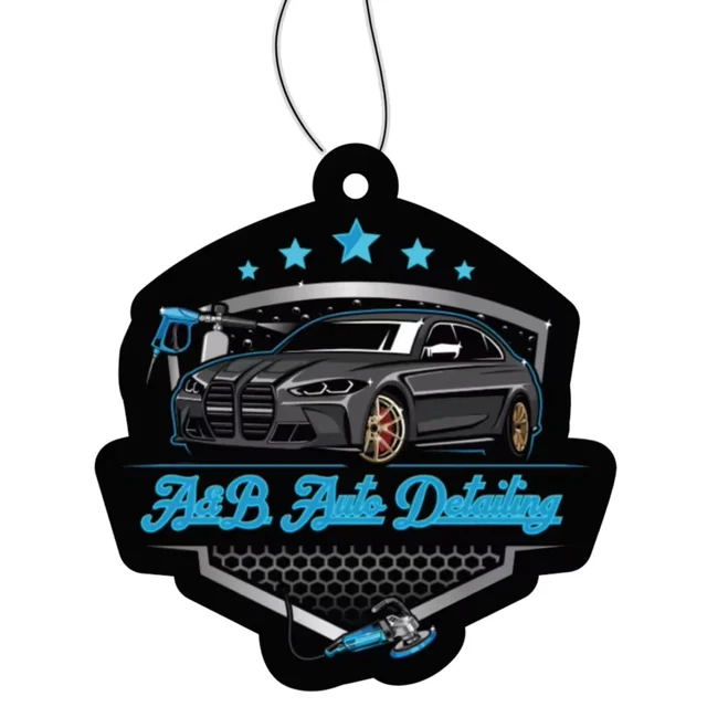 Long-Lasting Custom Air Freshener Cheap Car Perfume with Rose Cologne Fragrance Clip-On Vent Dashboard Placement