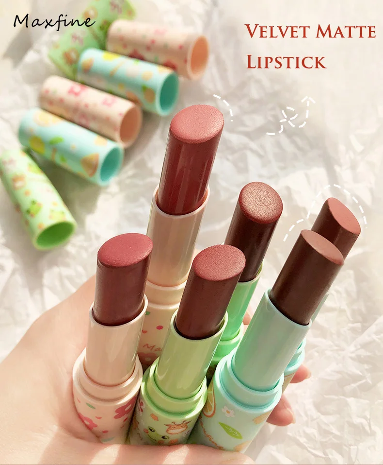 Private Label Customized Vegan Colour Long Lasting Waterproof Moisturizing Matte Lipstick