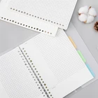 High School Customized Designs High Quality Custom Logo School Spiral Notebook Strips Lined Notebook