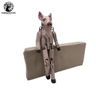 Handicraft Handmade Wooden Decorations Handicraft Carving Joint Animal Doll Pig
