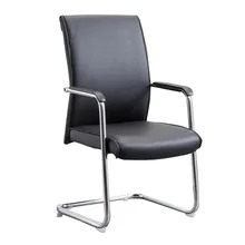 Low Back leather Work Chair Ergonomic Computer Office Chair Conference Chair with Arms