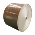 Wholesale Customized Printed Logo And Size Brown Greaseproof Food Single Pe Coated Paper Roll For Making Cups