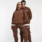 Topshow Custom High Wholesale Cotton Winter Long Sleeve Unisex Sweatsuit Men Tracksuit