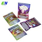 Foil Snack Bag 1oz Aluminum Foil Lined Smell Proof Holographic Packaging For Candy Snack