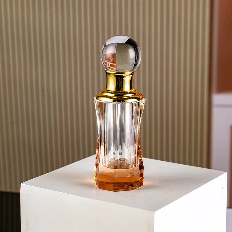 product new design hot selling column 6ml glass empty bottle luxury elegant crystal perfume bottle-7