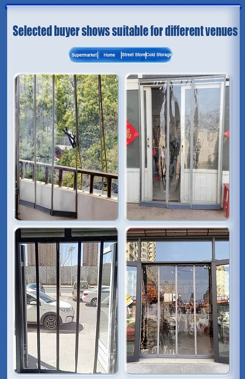 Pvc Door Folding Curtain, Plastic, PC-001 - detail 4