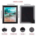 Family Photo Frame Modern Design Black 8x10 Customize Home Family Decoration MDF Moulding Photo Frame