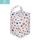 Diaper Bag Happyflute High Quality Baby Waterproof Diaper Bag Diaper Pods Washable Anti-Dust Wet Dry Bag