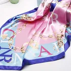 European And American Sunscreen Shawls Silk Square Scarf Ladies In Stock Silk Scarf Shawl 90x90